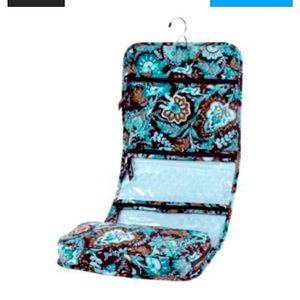 NWOT Vera Bradley Hanging Organizer Blue Java Travel Toiletry Bag